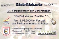 Eintrittskarte